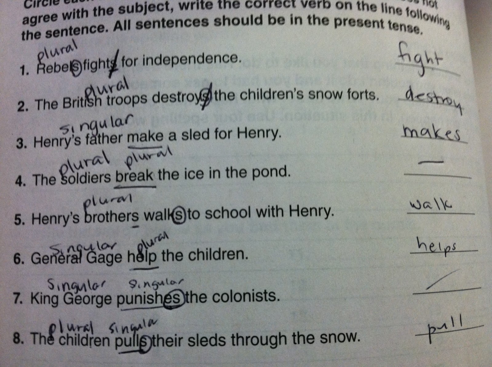 Subject Verb Agreement It Just Makes Sense Teaching In Room 6