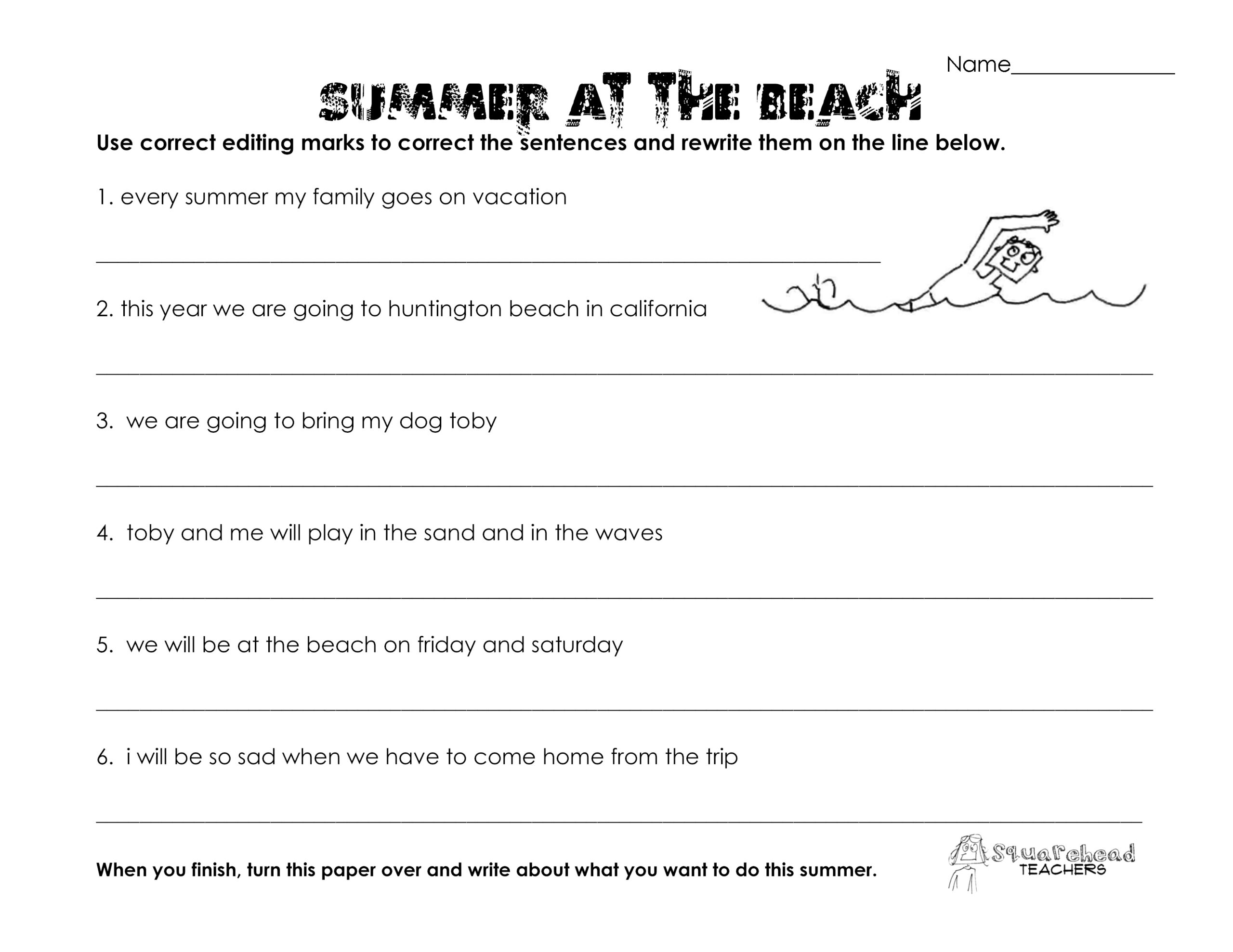 free grammar worksheets for adult