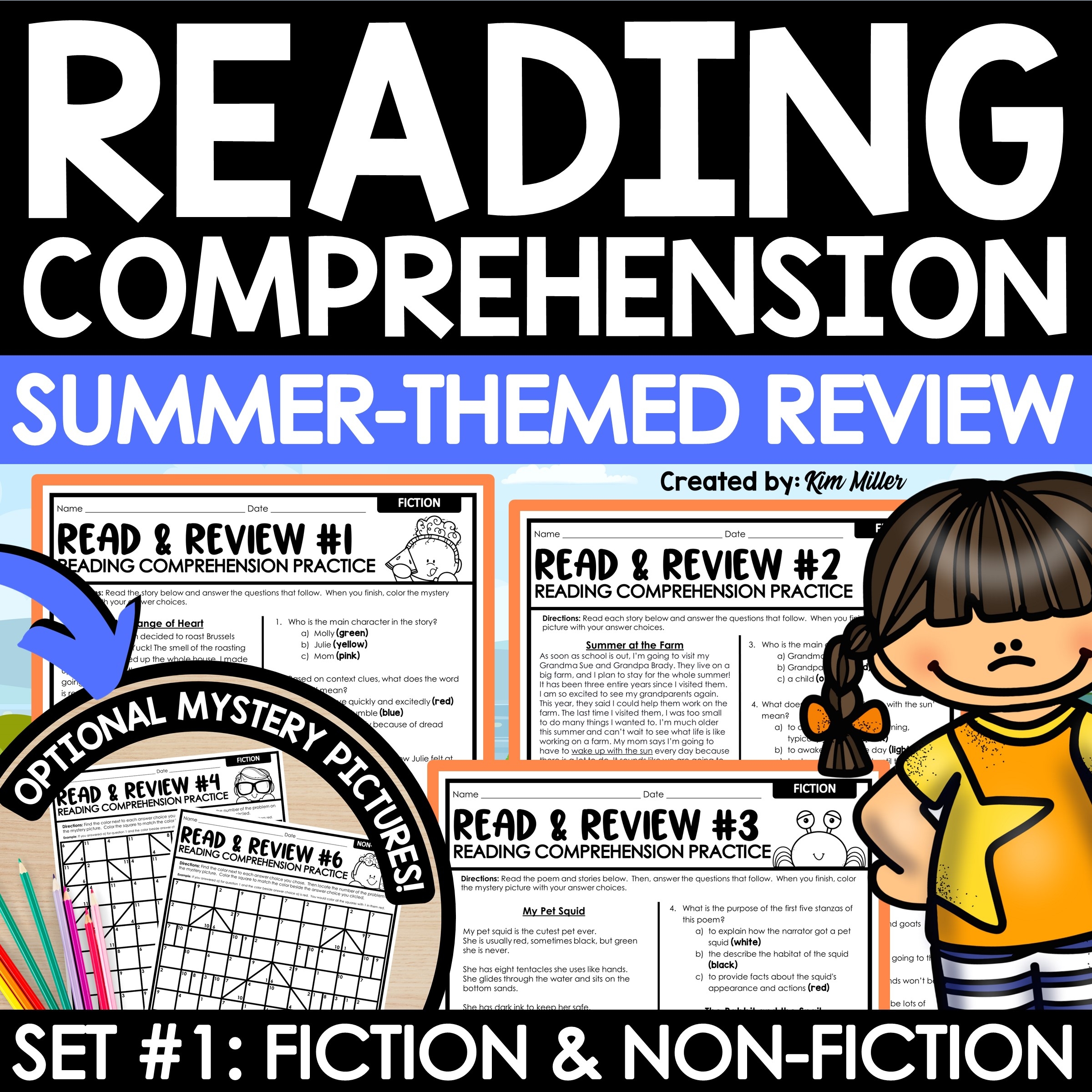 3rd reading comprehension worksheets free