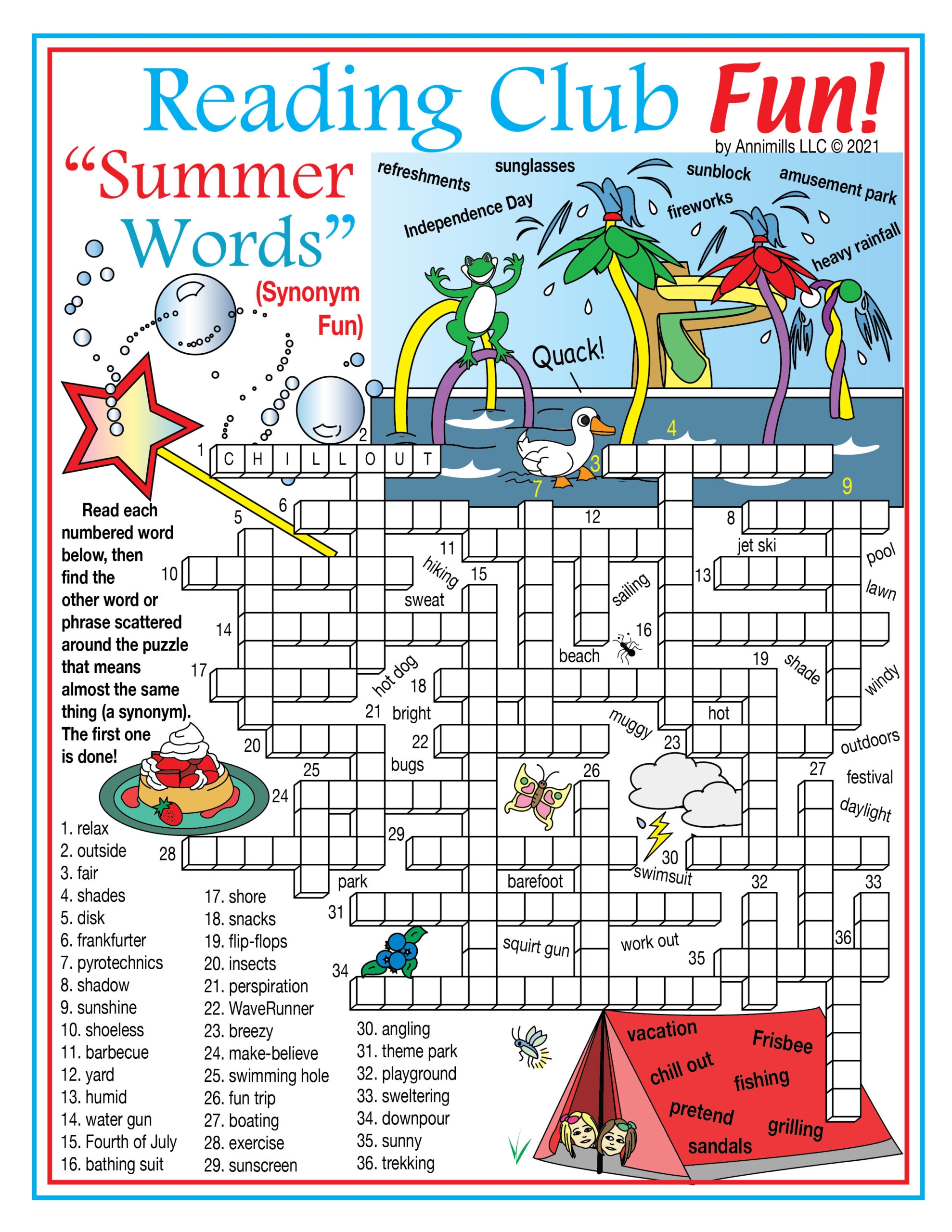 vocabulary crossword puzzles with answers