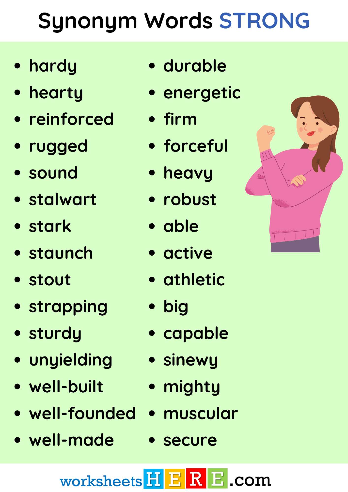 strong vocabulary synonym