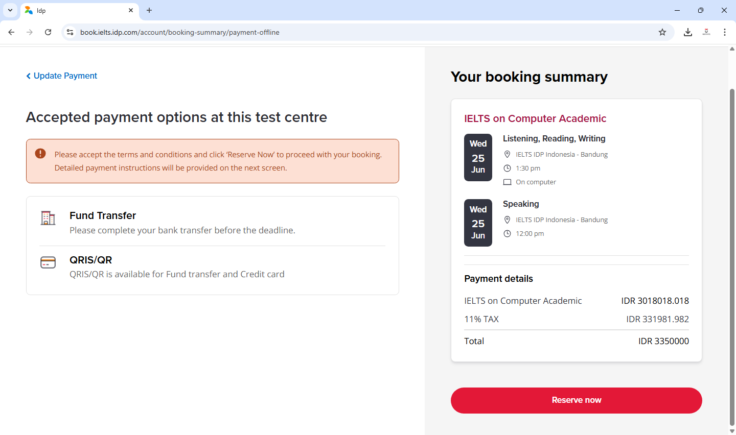Tes IELTS Resmi Dan Murah Di Bandung Dengan Fasilitas Lengkap