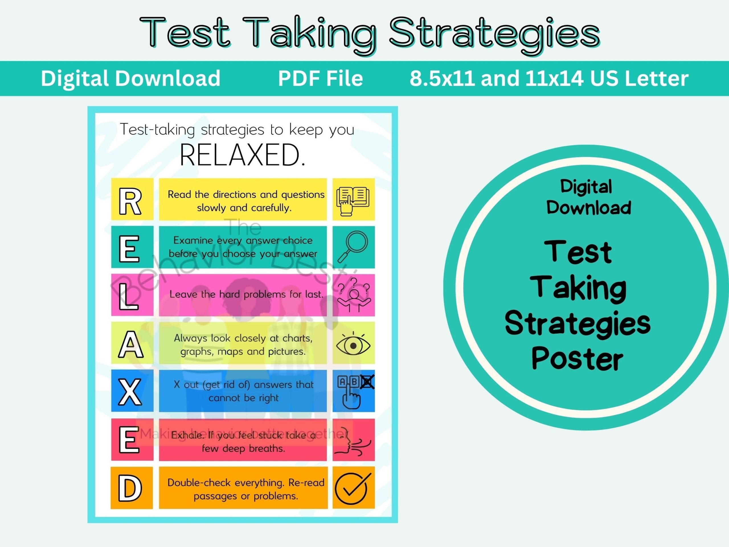 Test Taking Strategies Test Taking Tips Strategies For 