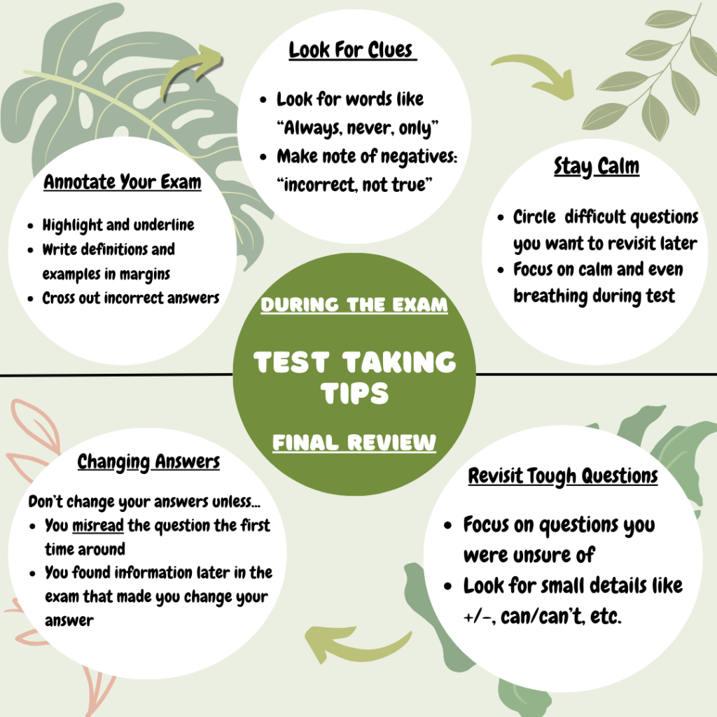 Test Taking Tips Dietrich Arts U0026 Sciences Undergraduate Studies