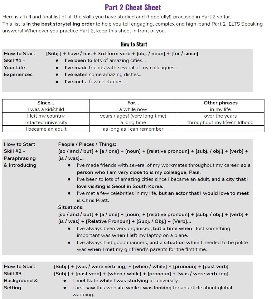TESTED Proven IELTS Speaking Methods Workbook Only Payhip
