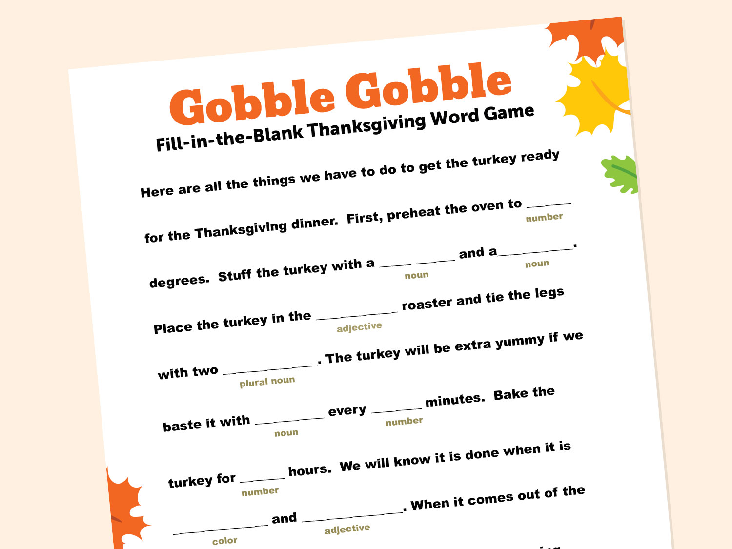 fill in blank word game