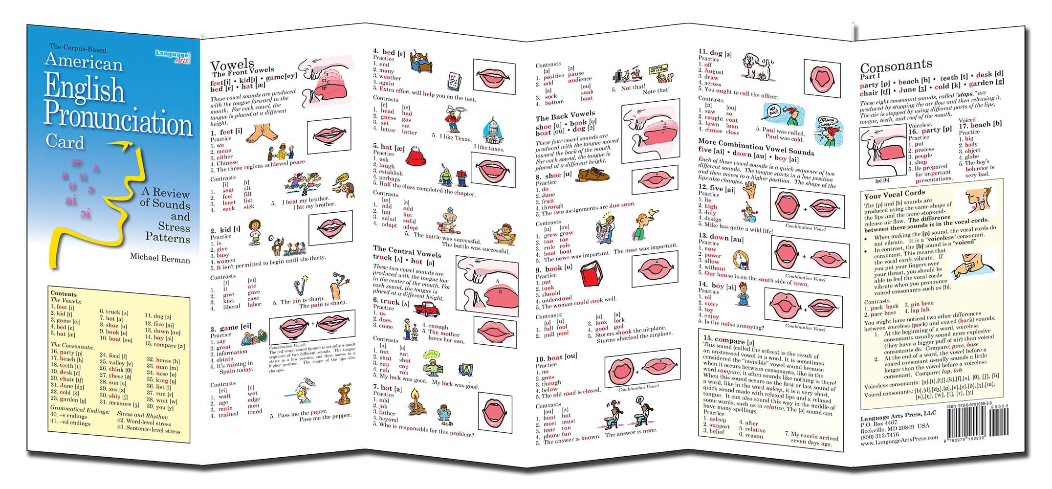 vocabulary pronunciation in american English