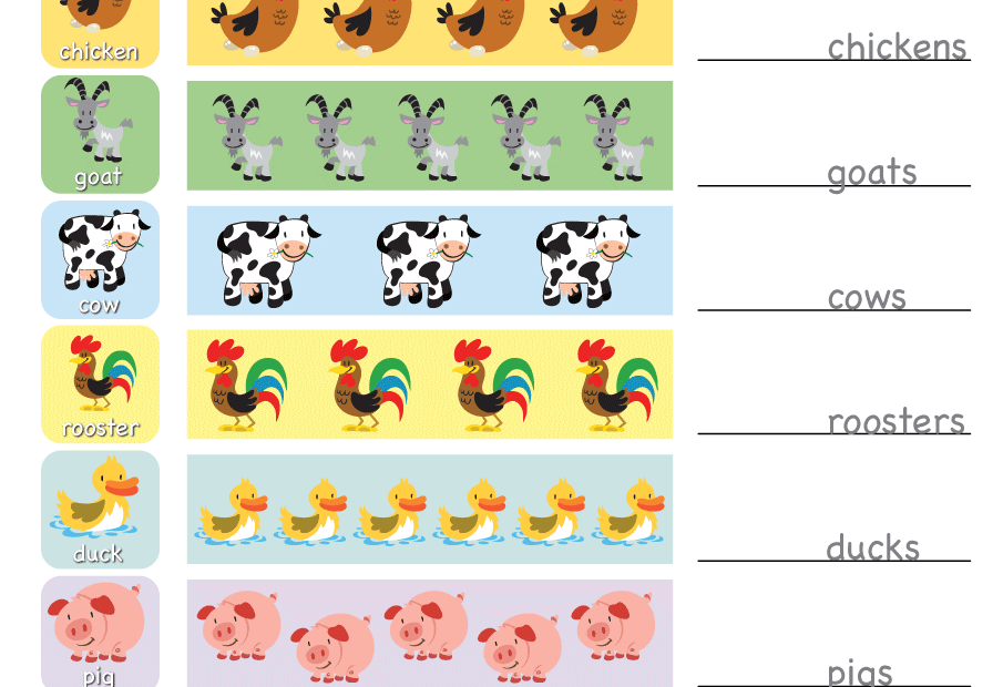 The Animals On The Farm Worksheet How Many 2 Super Simple