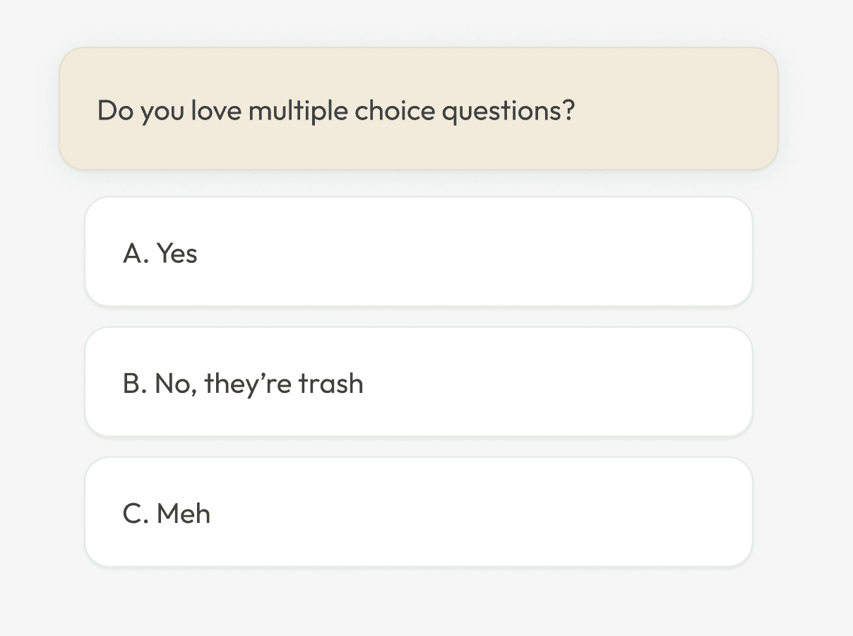 free multiple choice test maker