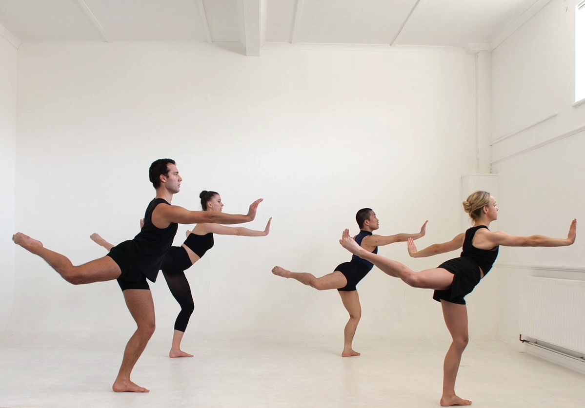 alternating side to ballet movement