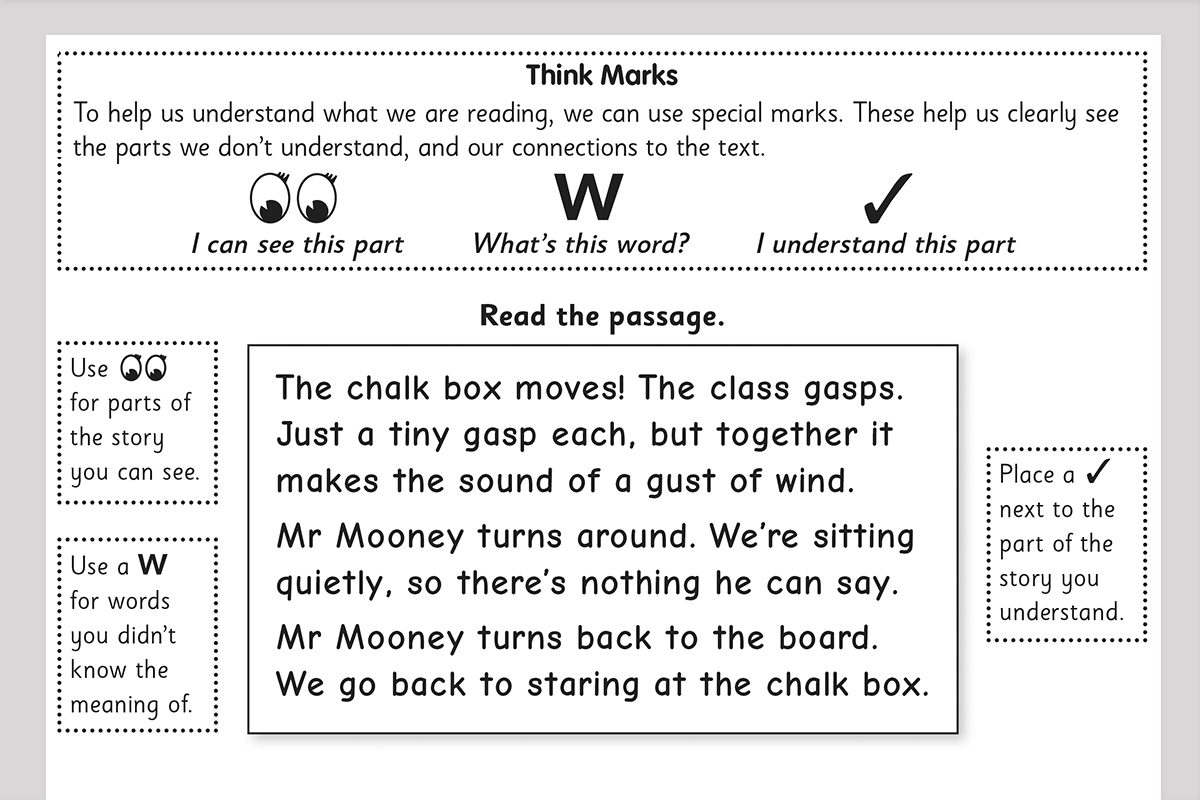 exercises to improve reading comprehension
