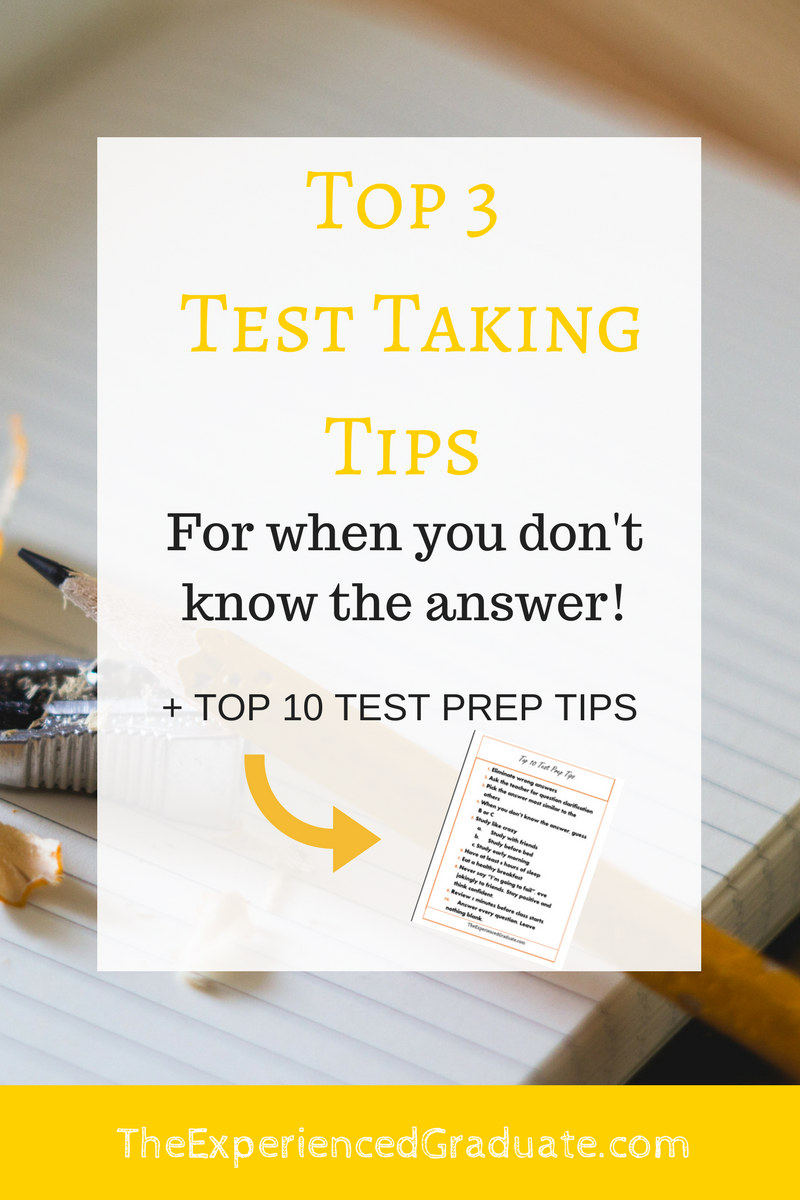 tricks or tips how to answer examinations correctly