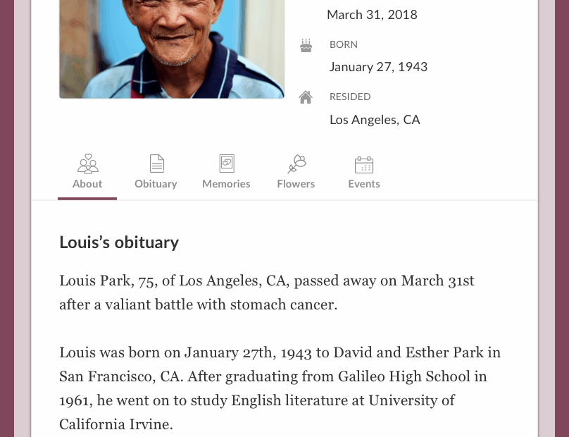 Top Free Obituary Templates Ever Loved