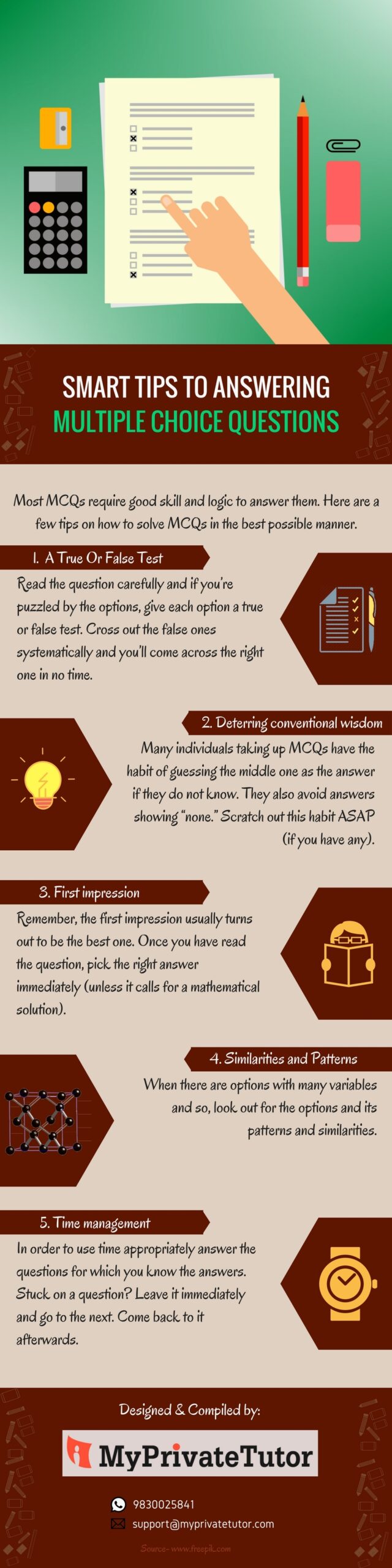 how to answer mcq questions