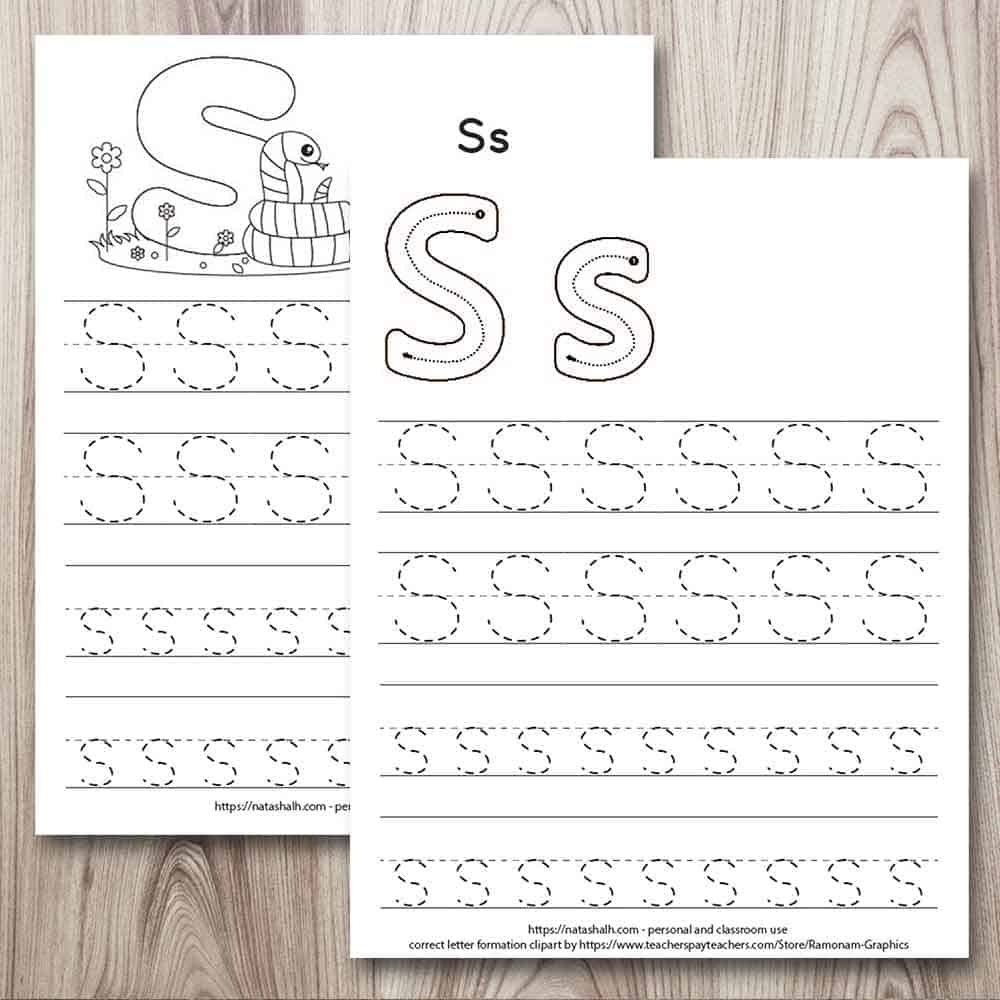 Trace Letter S ELA Worksheets SplashLearn Worksheets Library