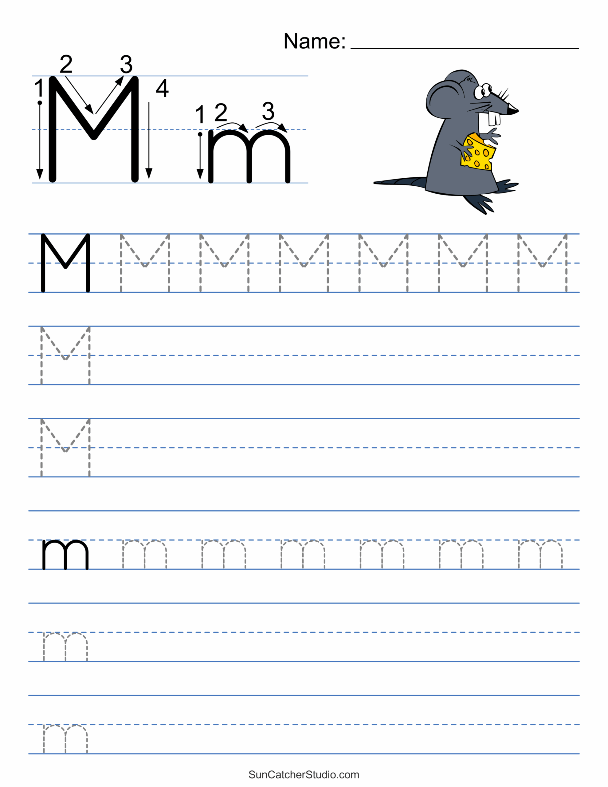 alphabet tracing worksheets pdf