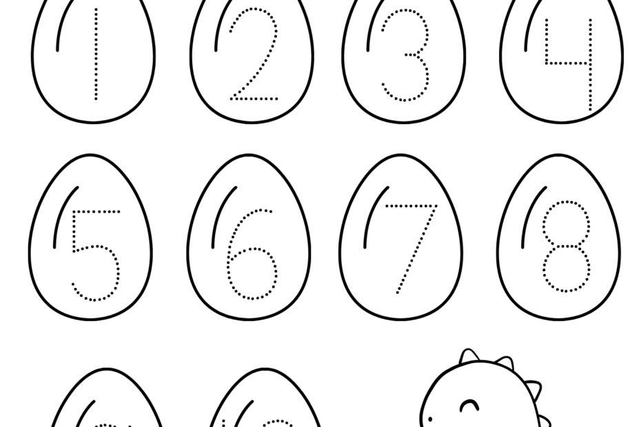 Tracing Numbers 1 10