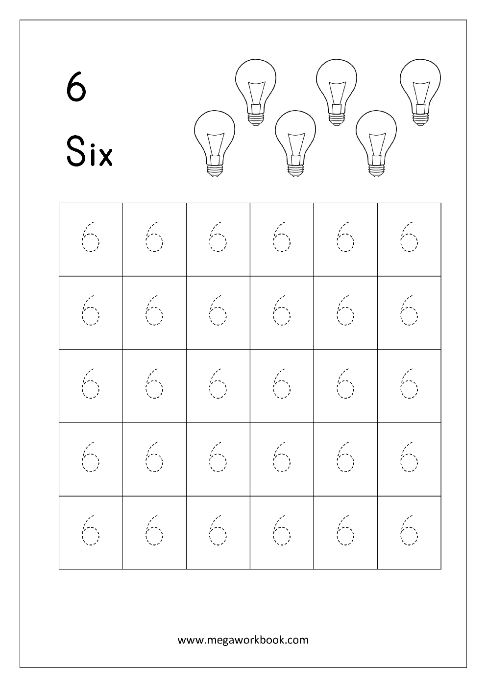 Tracing Numbers Number Tracing Worksheets Tracing Numbers 1 To 10 Number Writing Practice MegaWorkbook