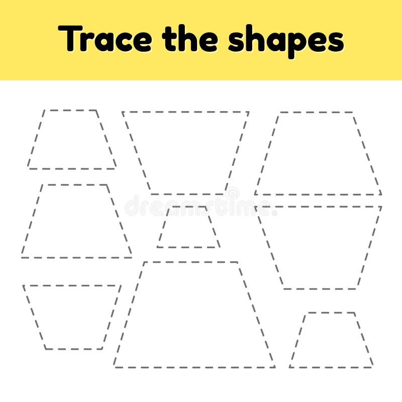 Trapezoid Worksheet Stock Illustrations 144 Trapezoid Worksheet 