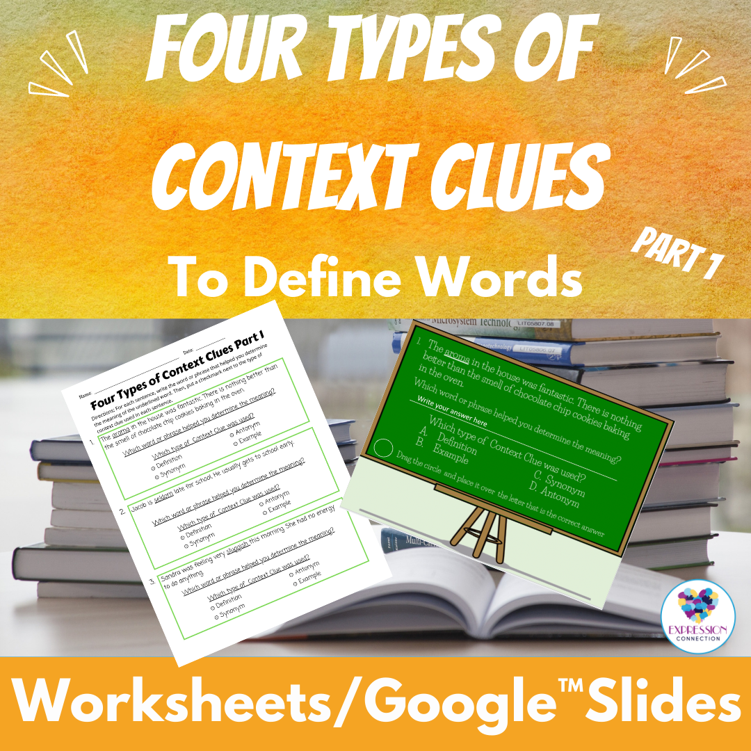 Types Of Context Clues To Define Vocabulary Words Part 1 Made By 