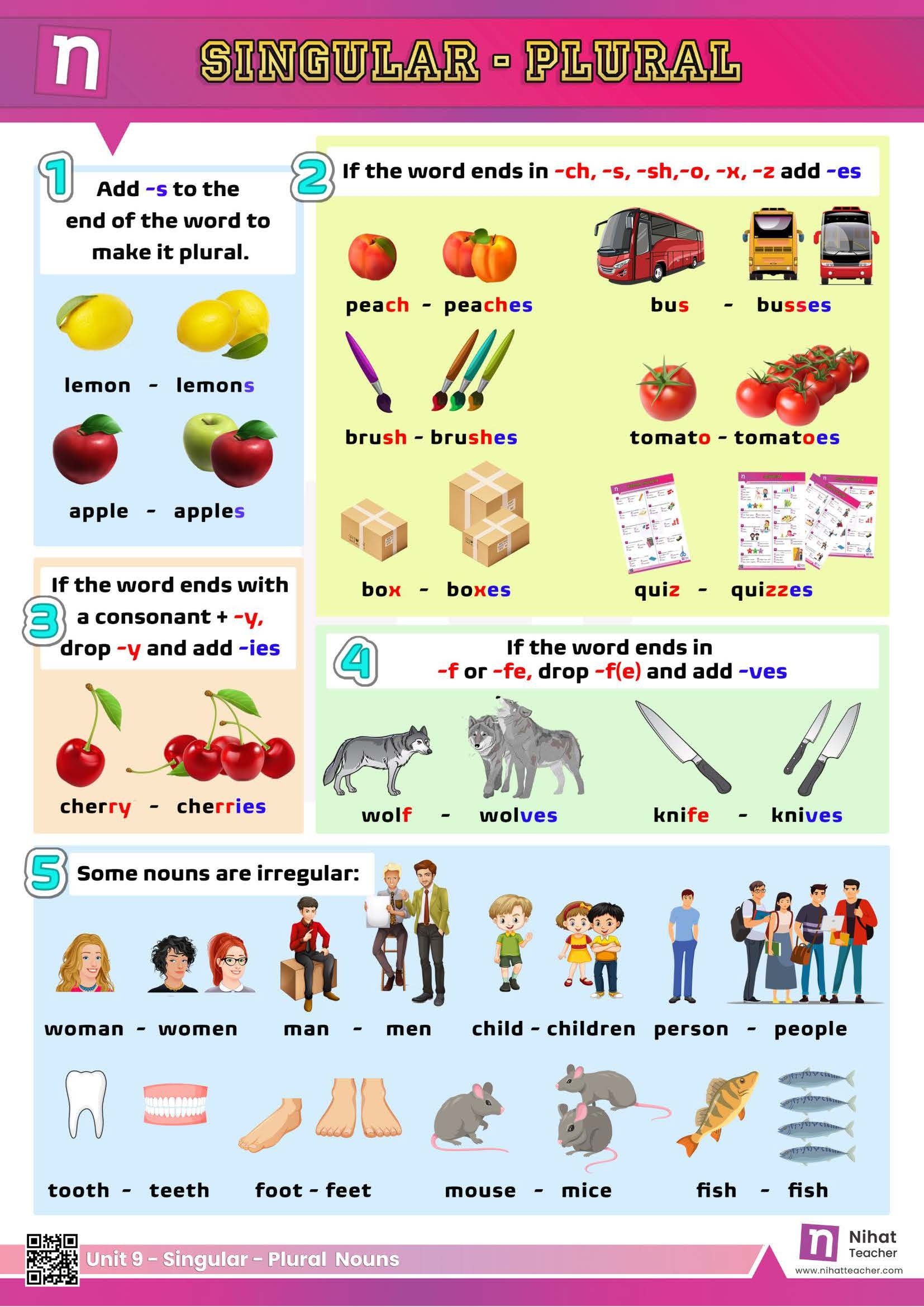 plural nouns pdf