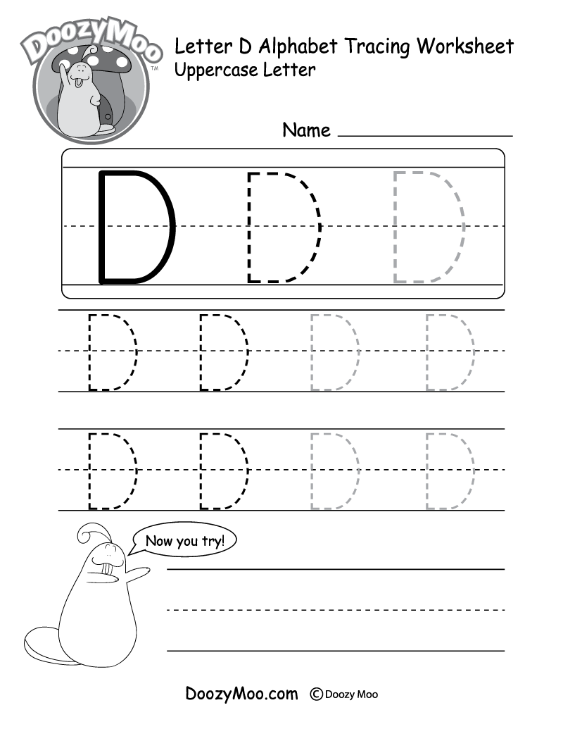 free printable letters for tracing