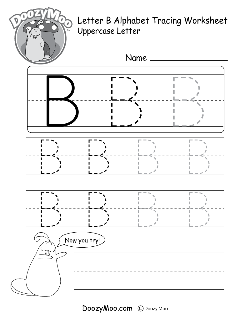 free printable letter tracing pages