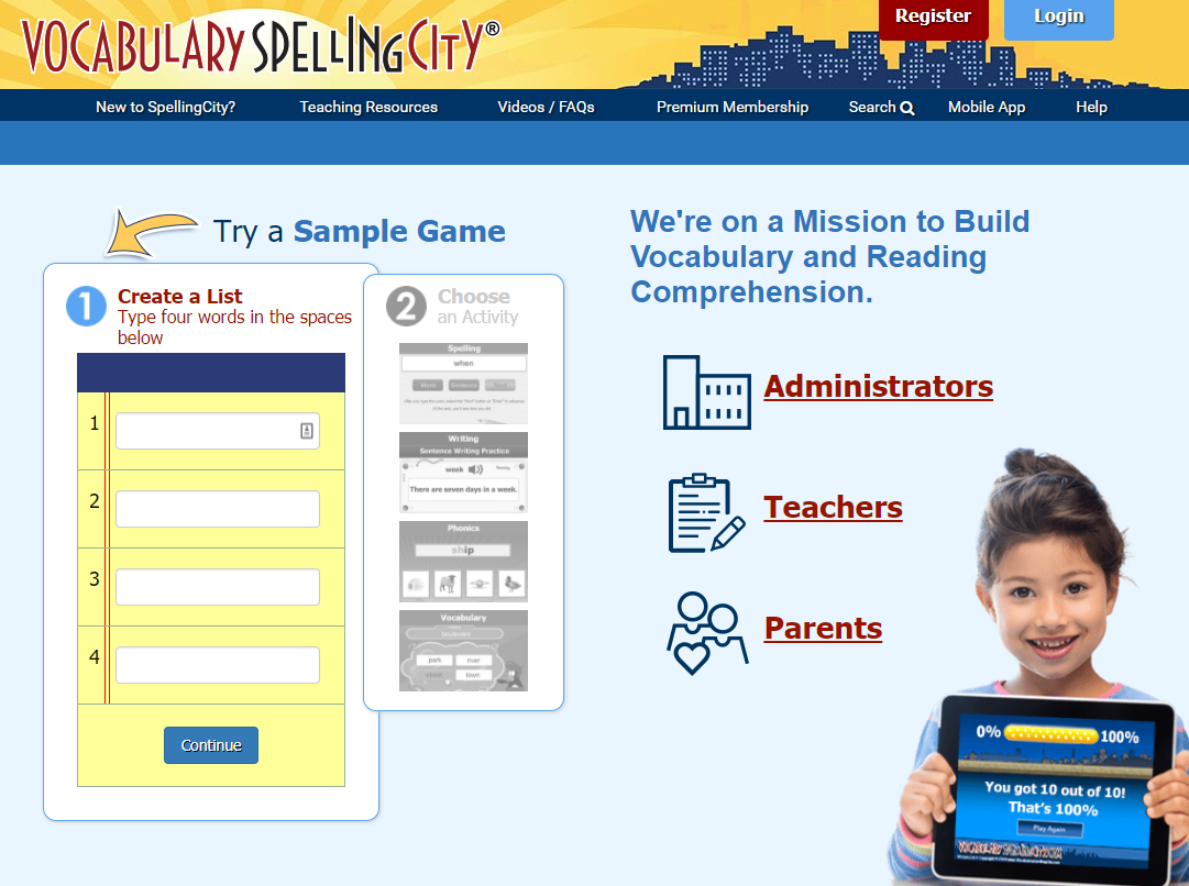 Vocabulary And Spelling City Gifted U0026 Talented Teacher Resources
