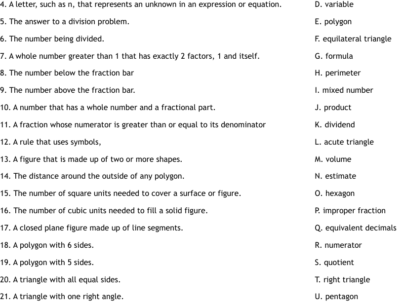 Vocabulary Quiz Worksheet WordMint
