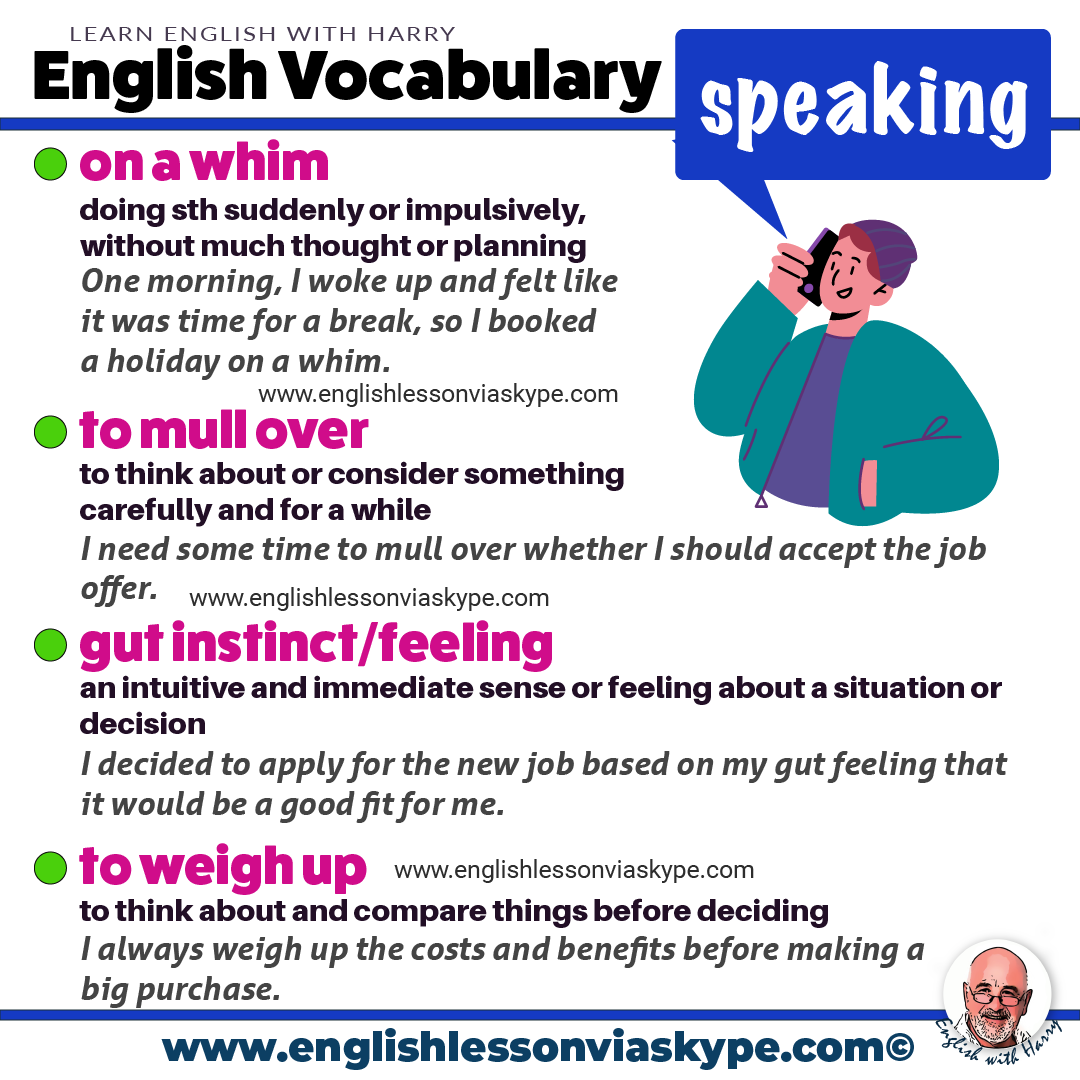 Vocabulary To Improve Your Speaking Useful Words And Phrases