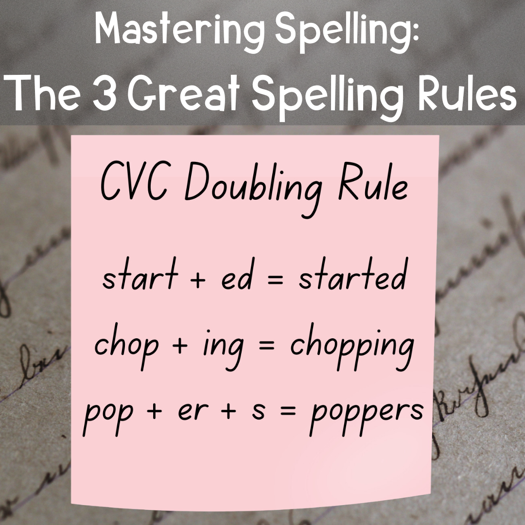 spelling rules for grade 3