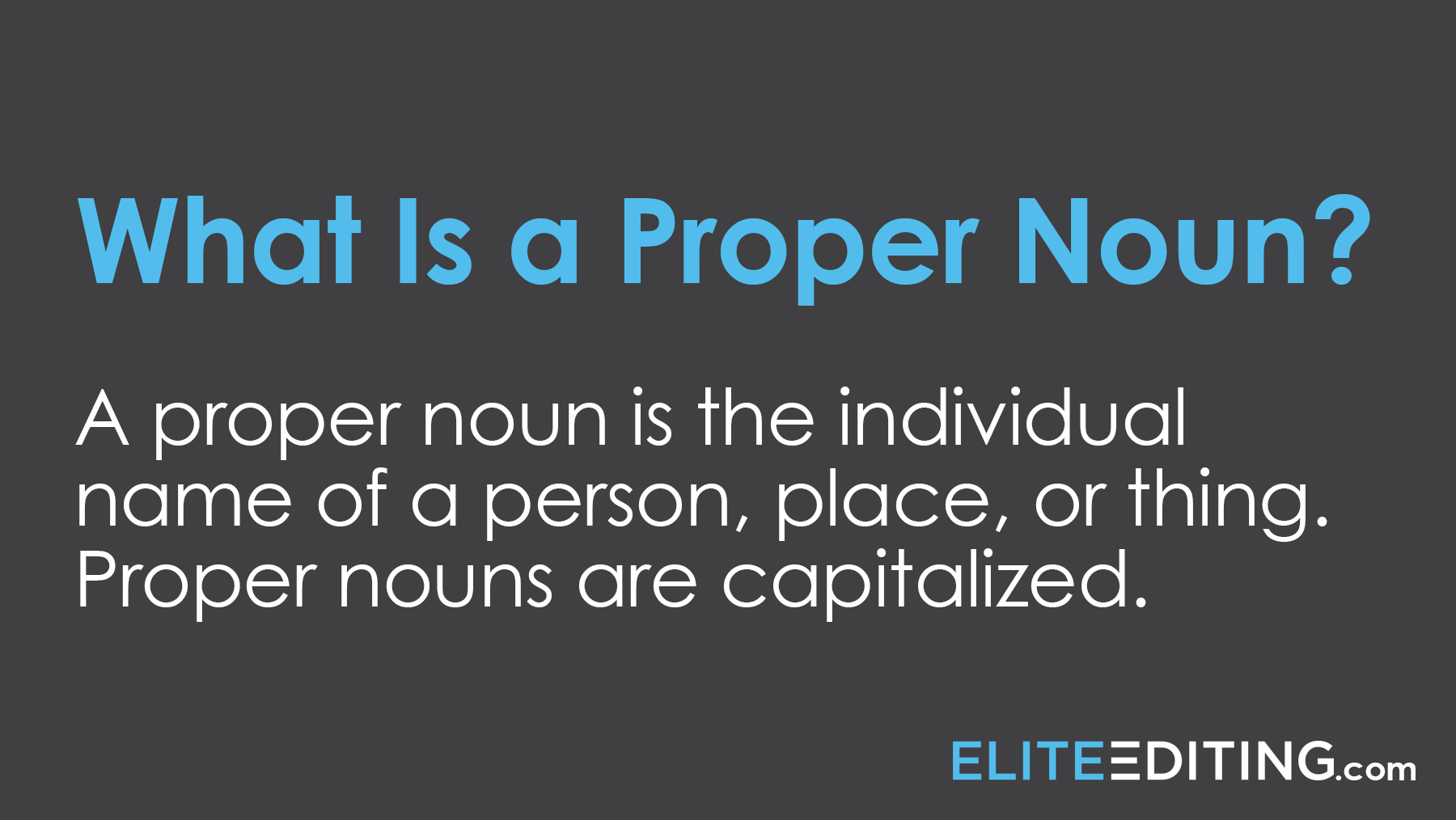 What Is A Noun Elite Editing