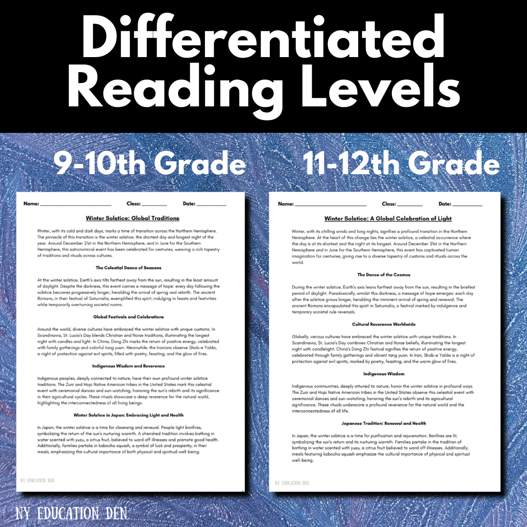 10th grade reading comprehension worksheet