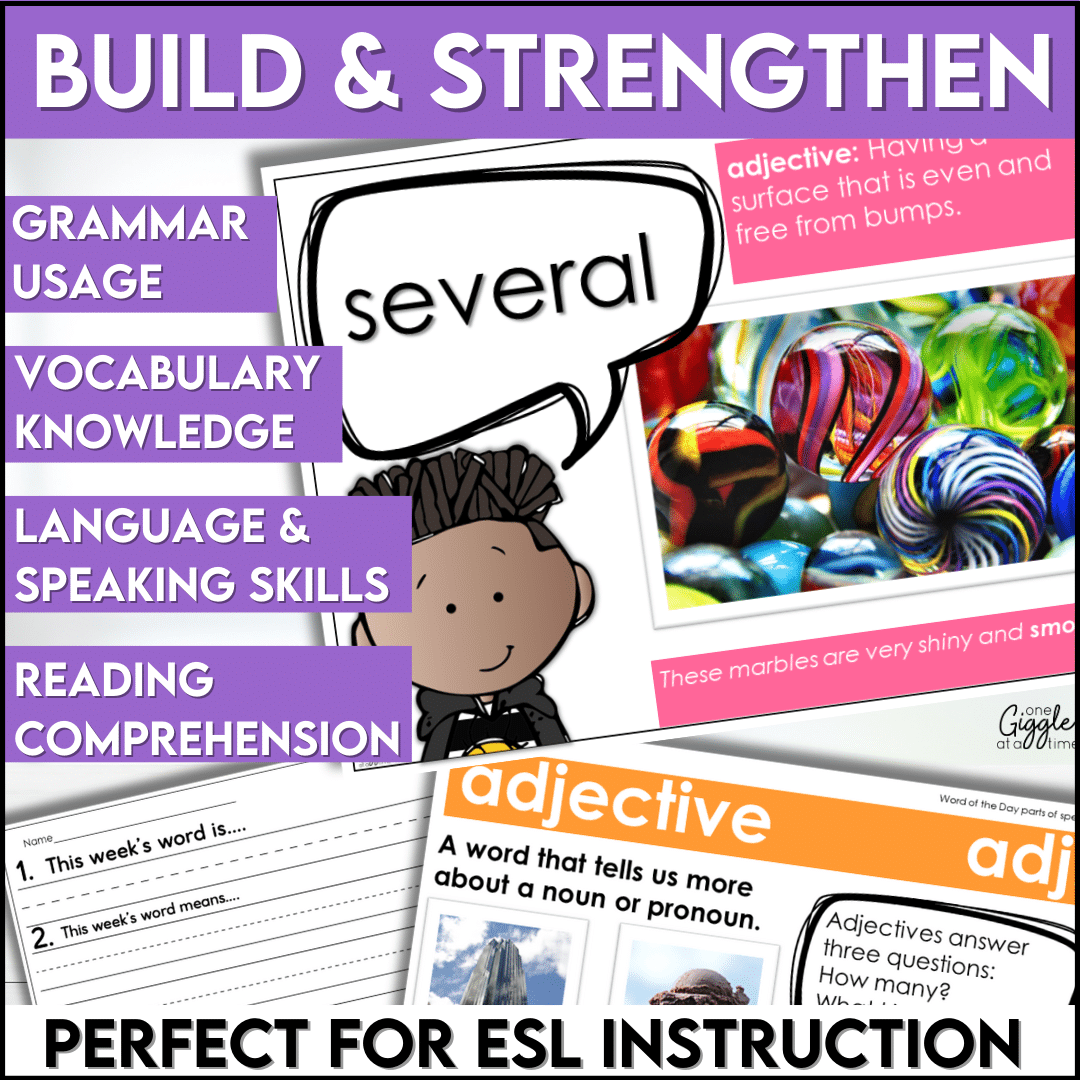 2nd grade vocabulary words