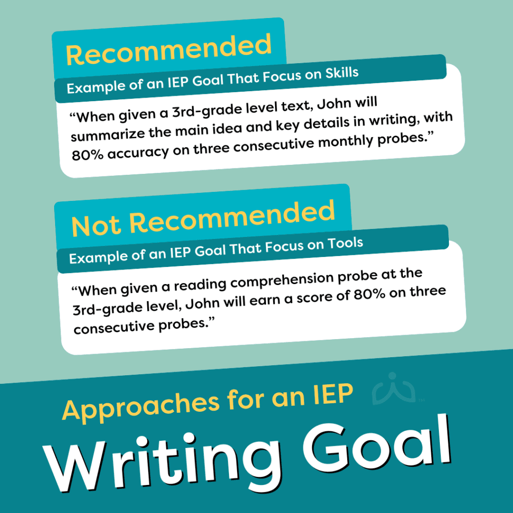Writing Effective IEP Goals Strategies For IEP Teams