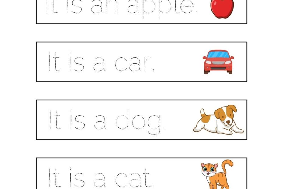 Writing Sentence Worksheets For Kindergarten Worksheets Library