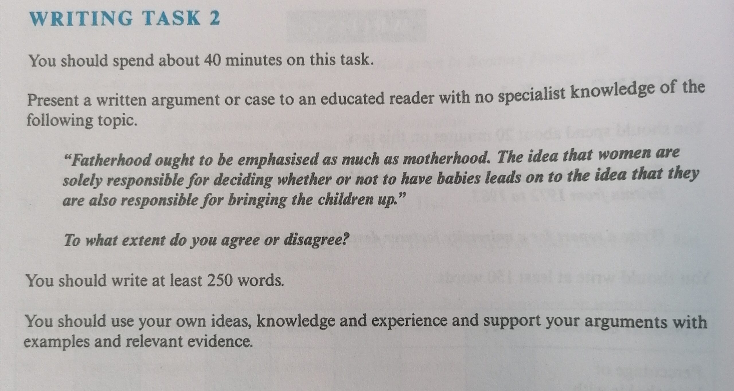 Writing Task 2 Essay I Wonder Your Feedback And Estimated Band 