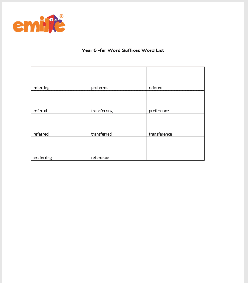 Year 5 Spelling Lists U0026 Activities