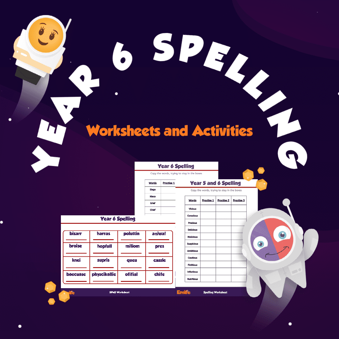 Year 6 Spelling Worksheets And Activities Emile Education