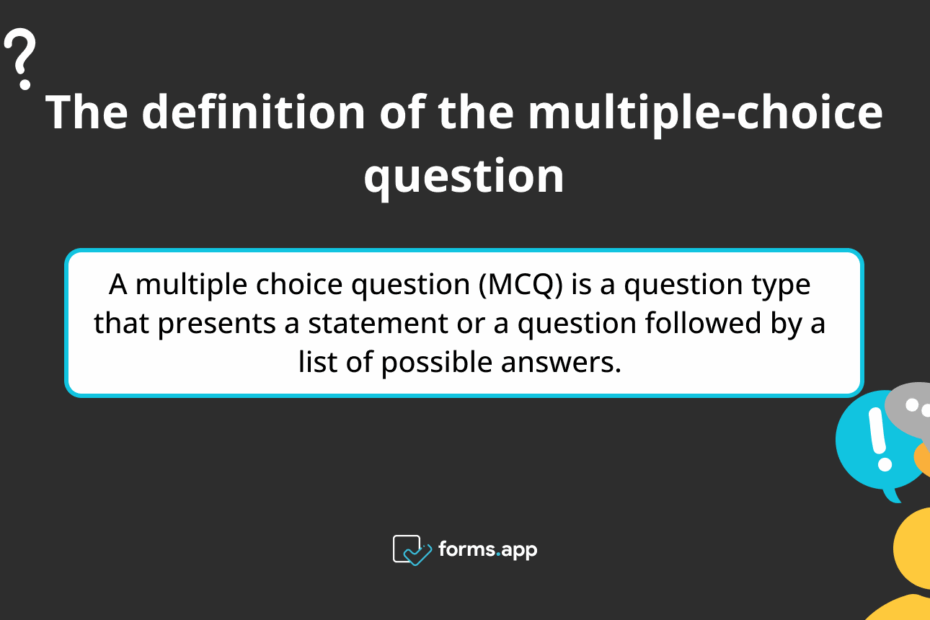 Your Ultimate Guide To Multiple Choice Questions Types U0026 Examples