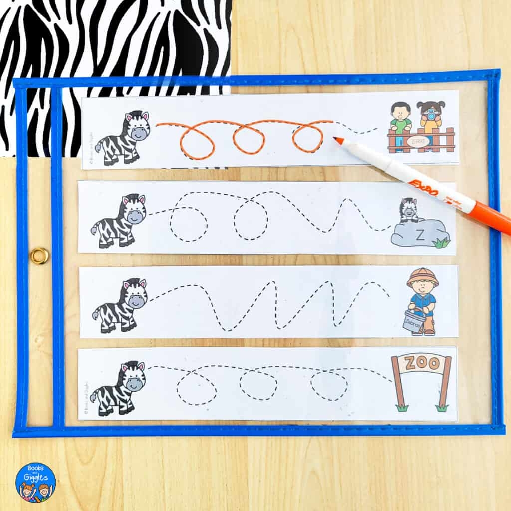 line tracing printable