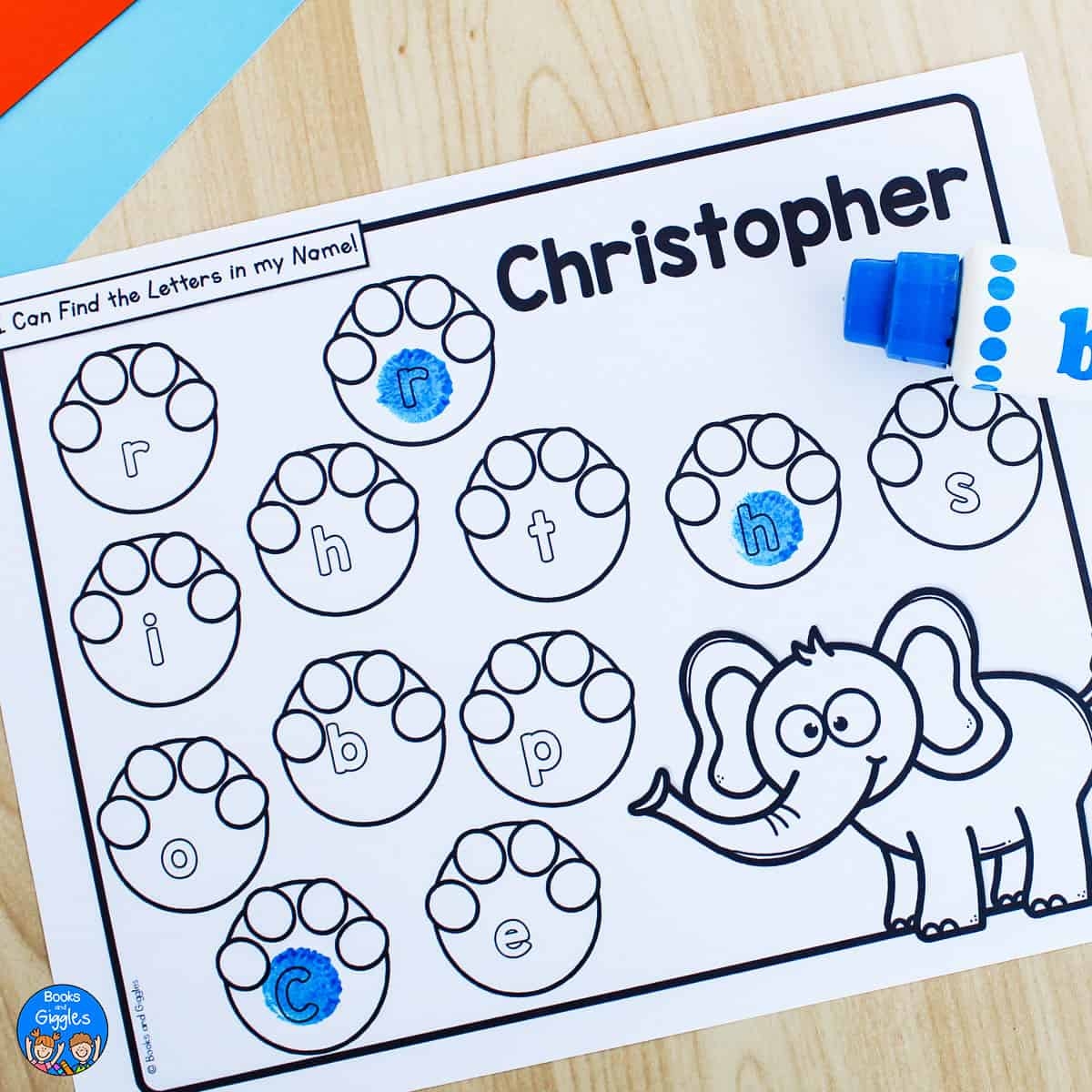 Zoo Theme Editable Name Letter Recognition Worksheets